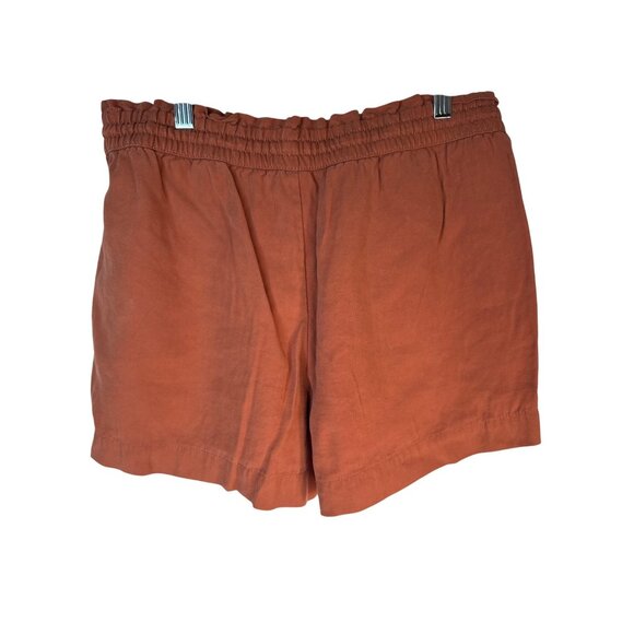 2/$30 Loft Small Rust Elastic Waist Drawstring Shorts - Picture 3 of 8